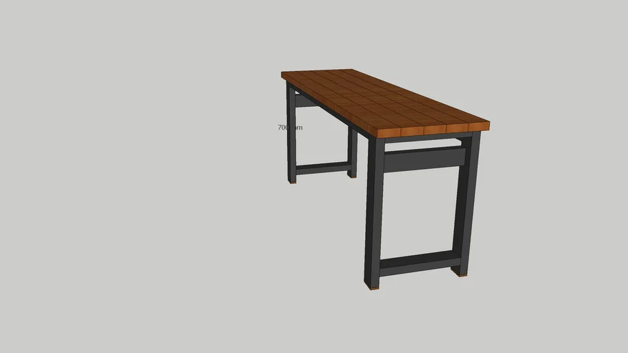 Mesa Madera con Metal