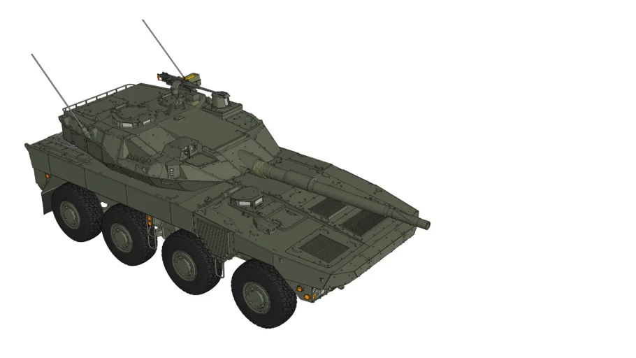 【War Thunder】Type 16 MCV 3D MODEL