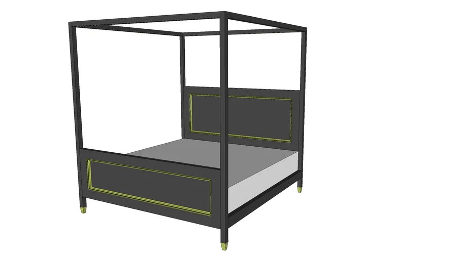 4 Post Shades Bed