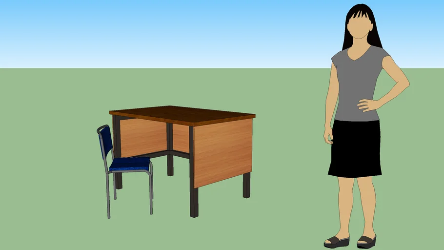 TeacherDesk | 3D Warehouse
