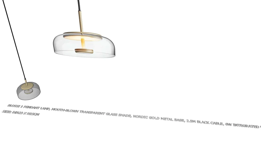 BLOSSI 1 PENDANT LAMP