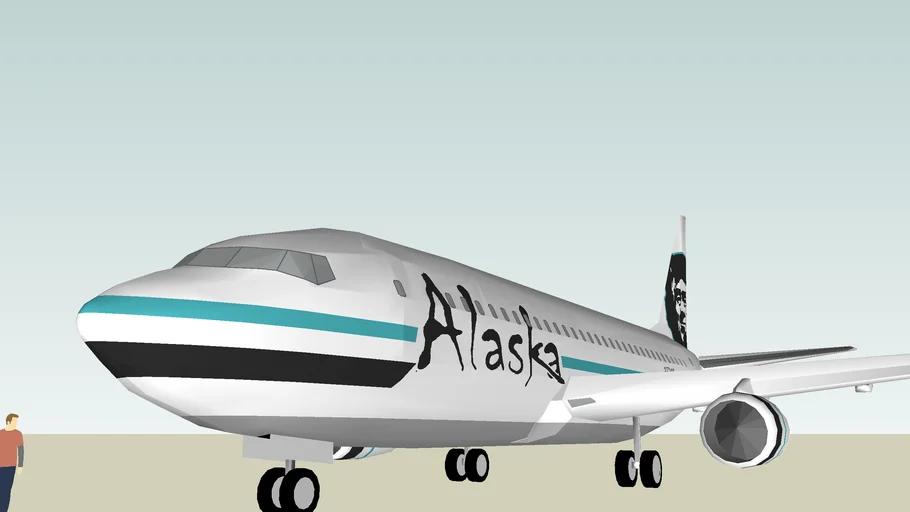Alaskan Airline Livery- Similin' Eskimo