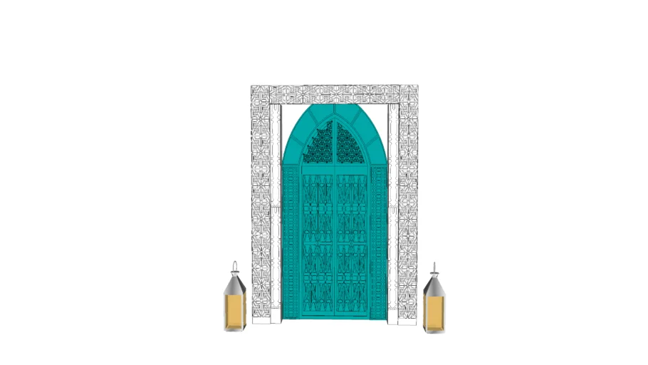 door with jali
