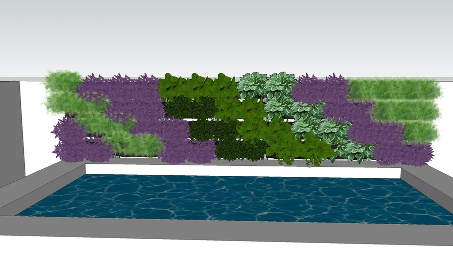 JARDIM VERTICAL ECOPAREDE MAMUTE COM PISCINA ECOTELHADO®