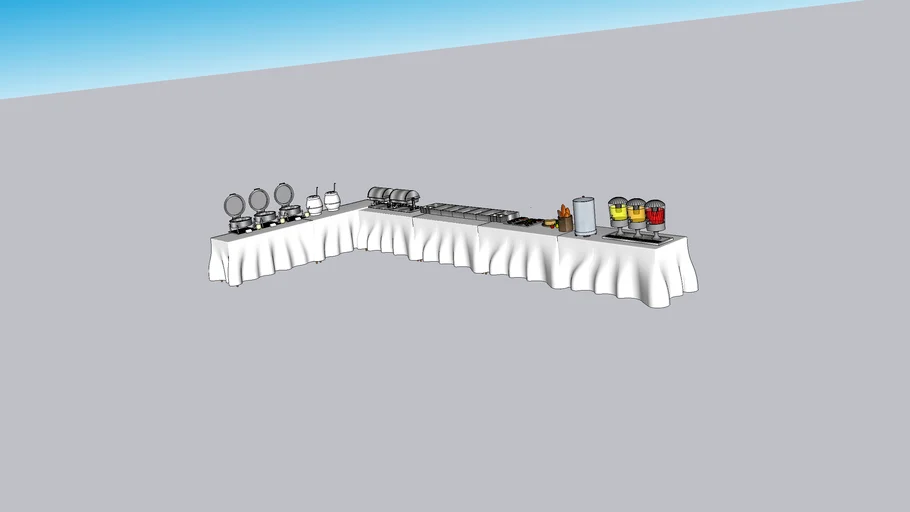 Simple Buffet Counter