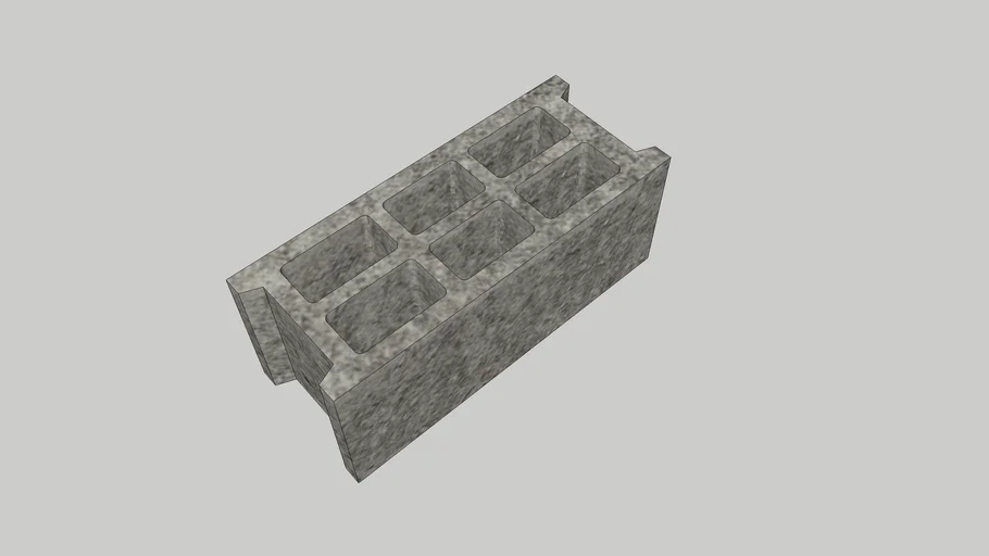 Parpaing BBM Creux 20x20x50