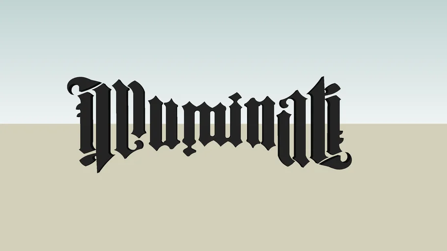 ILLUMINATI ambigram