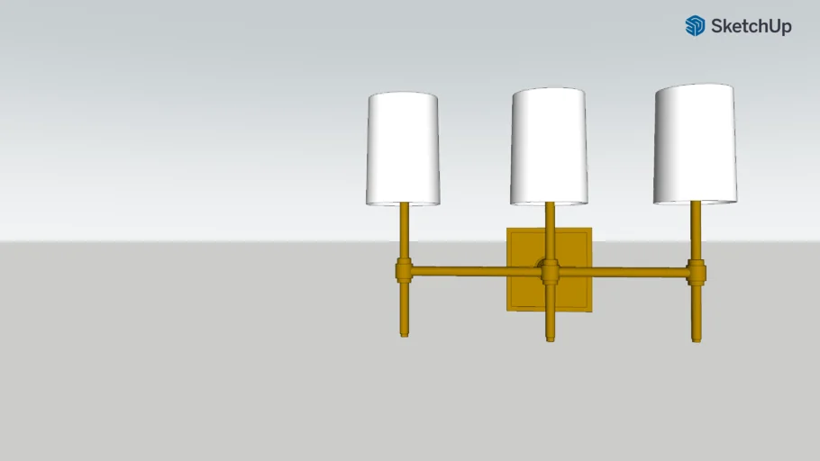 Pottery Barn Pearson Triple Shade Sconce