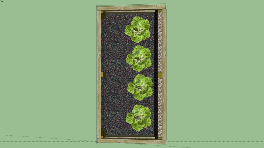 Raised bed, raised cold frame