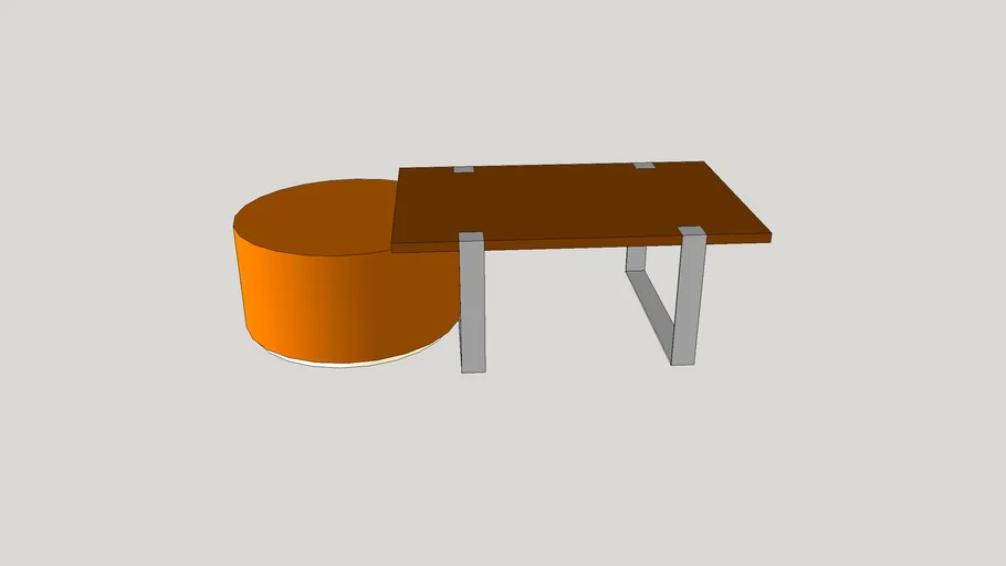Nesting Rectangle Round Table