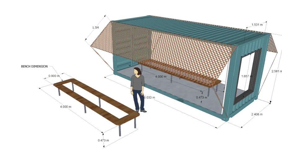 Resting Area 20ft container