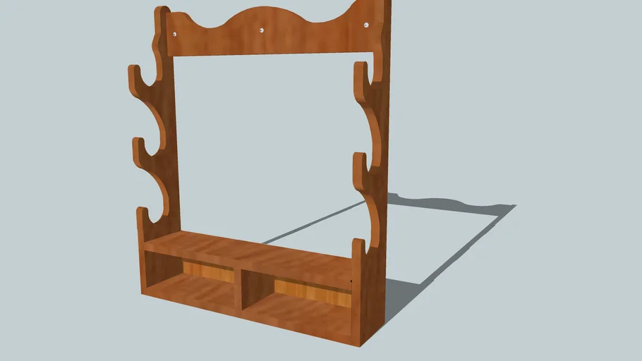 Gun rack 2 by leonmetalowiec | 3D Warehouse