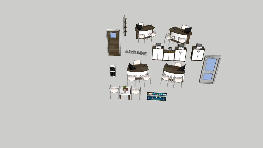 Office furniture set