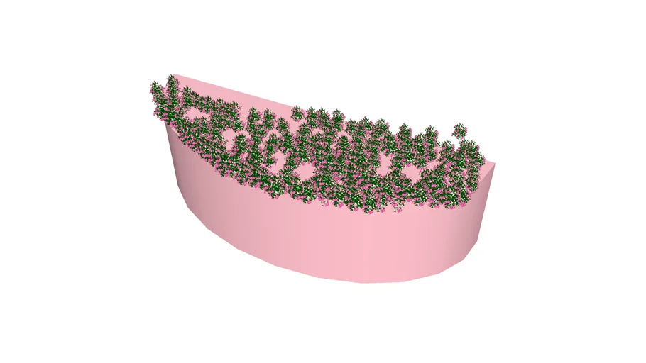 mesa de flores