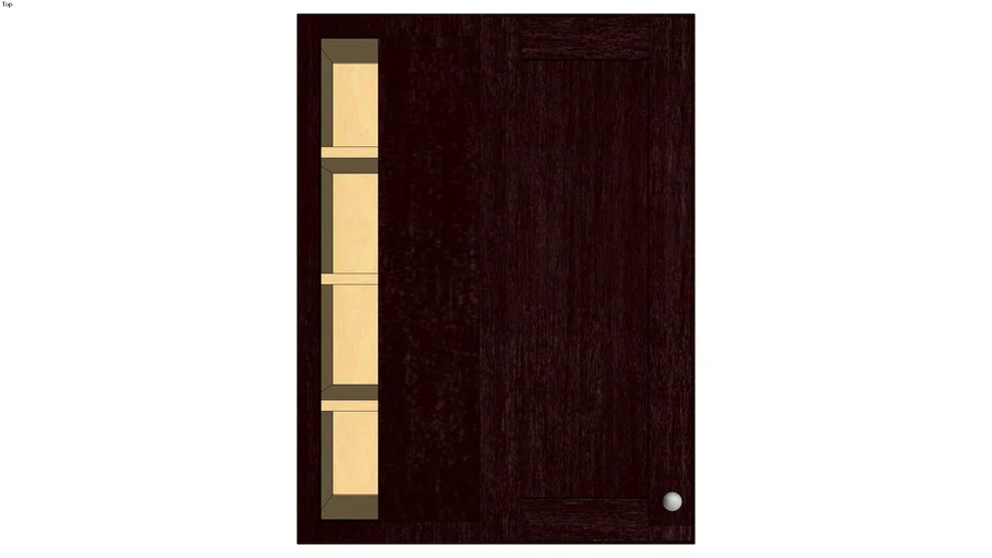 Wall Blind Corner Single Door