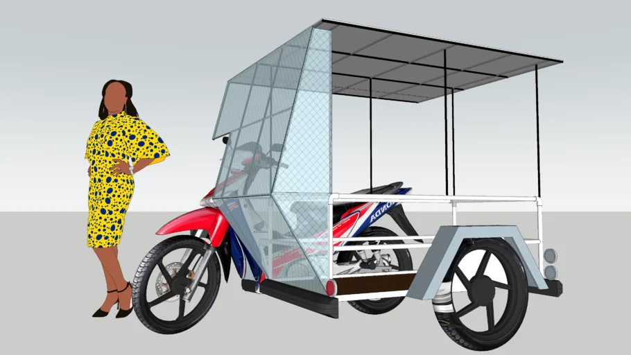 Modif Becak Barang