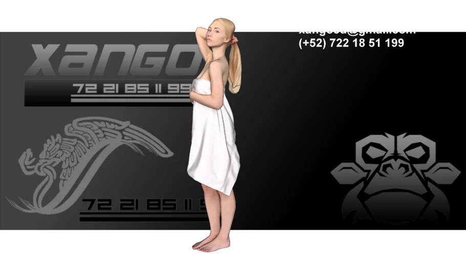 Mujer bañandose, Woman taking a shower, Mulher tomando banho - xango3d