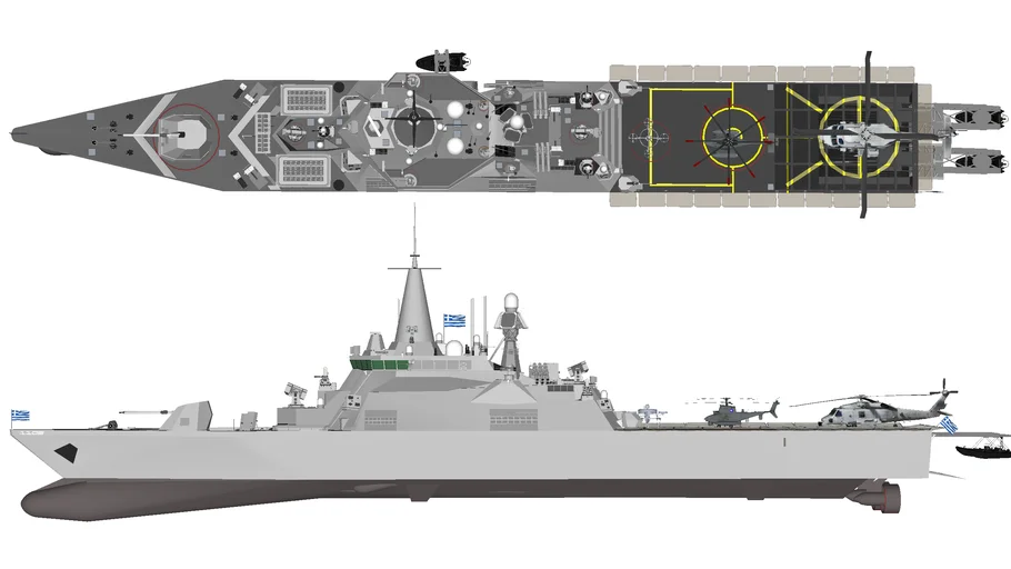 AEGEAN+NAVY+MULTIROLE+FRIGATE+MEGISTI+CLASS