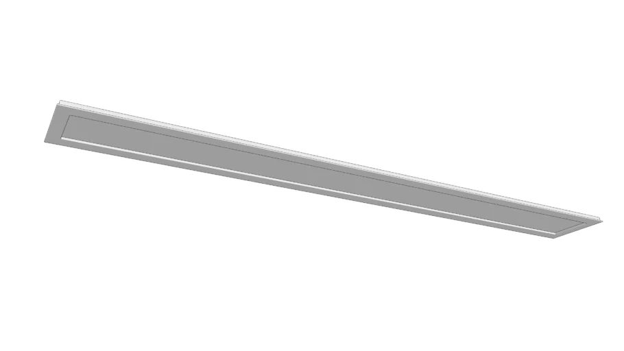 Plafon retangular PLANO 40W de embutir SE-240.1684 - Save Energy