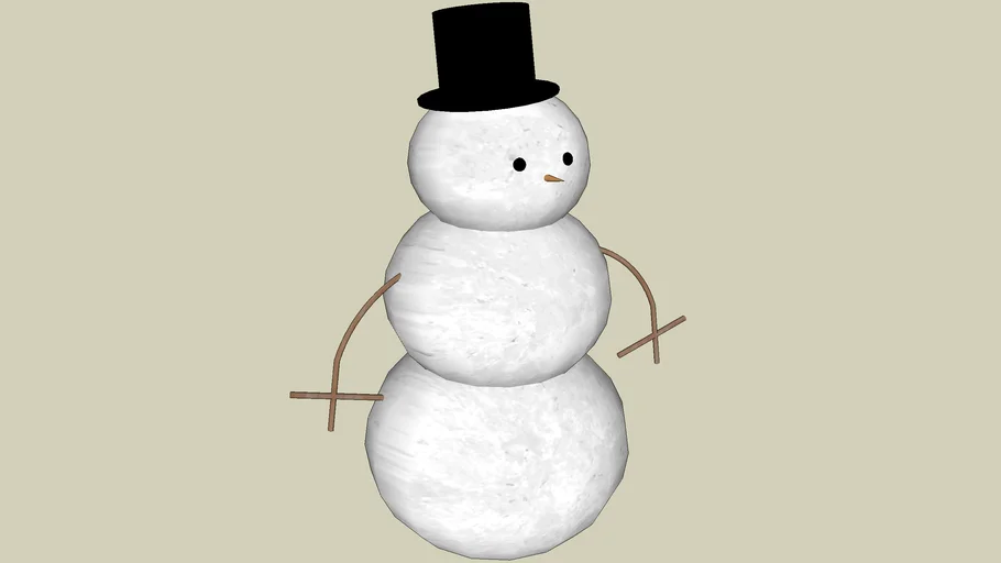 Snowman | 3D Warehouse