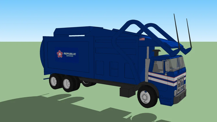 Republic Services Autocar Mcneilus Front Loader
