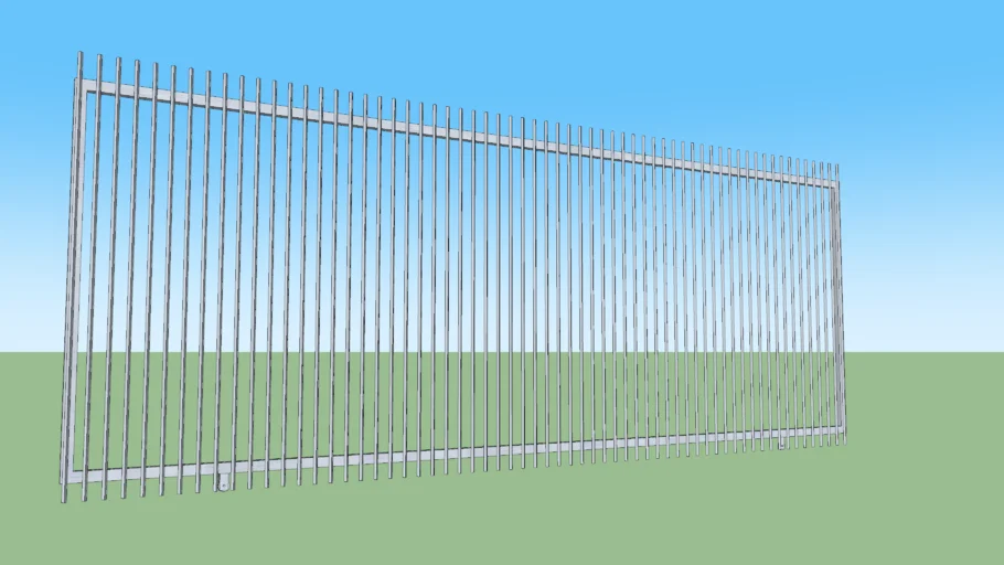 Portão de Ferro 500x200 (Cantoneira)