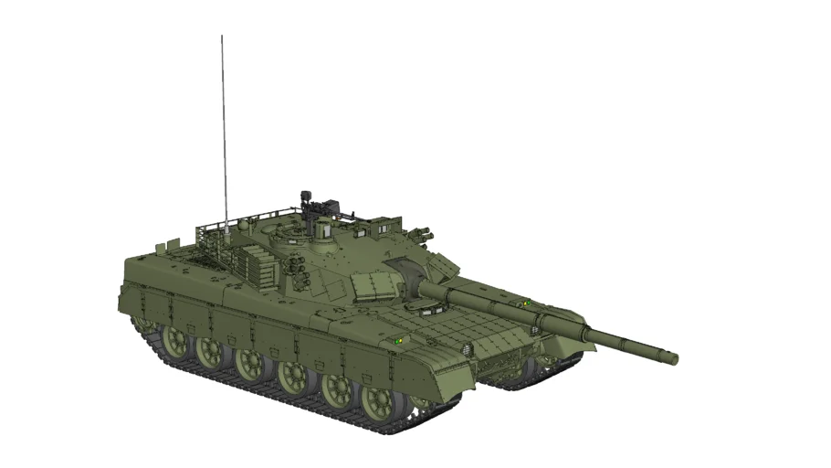 【War Thunder】MBT2000 3D MODEL