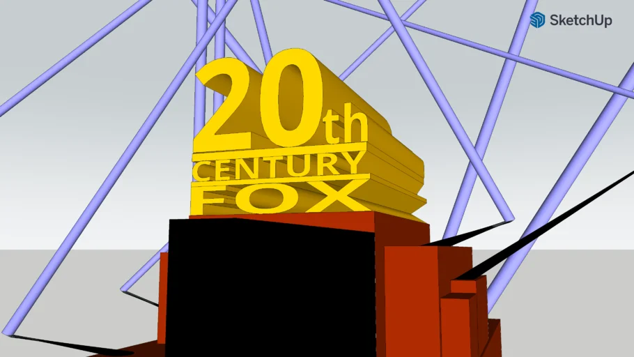 20th century fox logo but the searchlight is so many