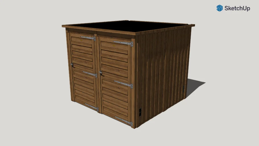 Abri des Landes Onesse 2x2,3 m²