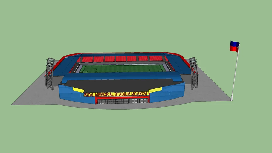 Rizal Memorial Stadium (Renovated) Philippines | 3D Warehouse