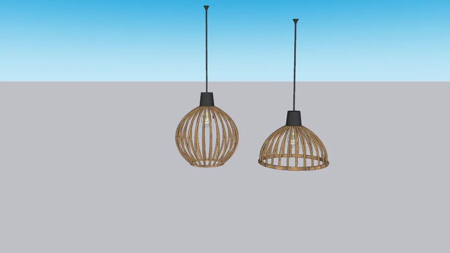 Bamboo lamp