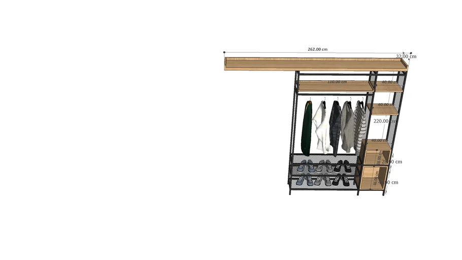 shoe and clothe furniture