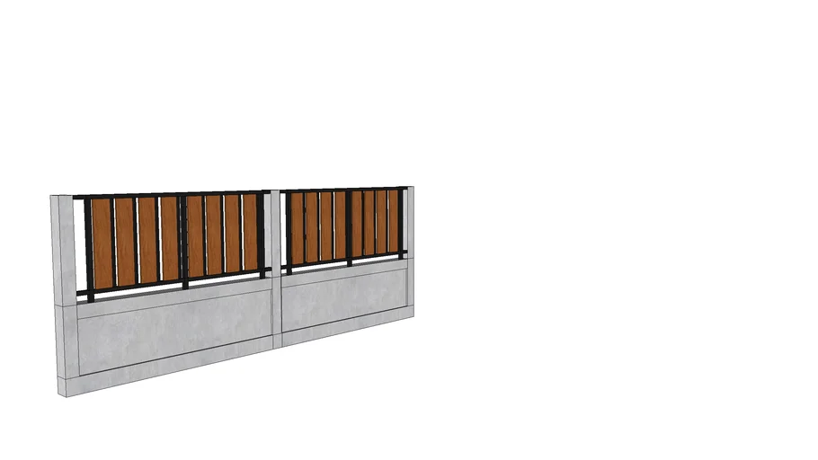 teakwood fence