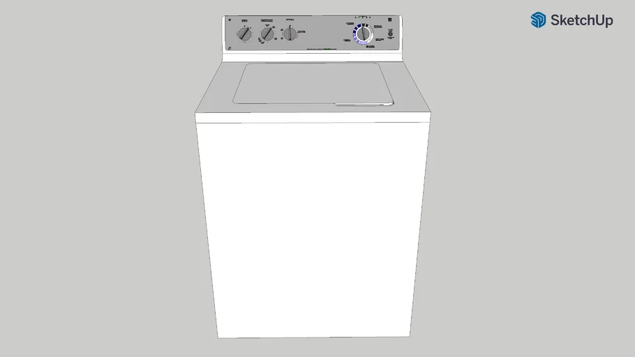 GE Hydrowave Washer 3.6 Cu. Ft