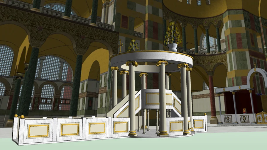 Ambon Hagia Sophia's church (Constantinople-Istanbul)