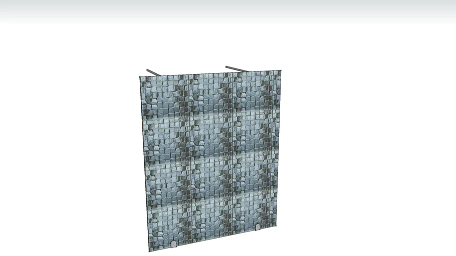 Textured Glass Shower Screen