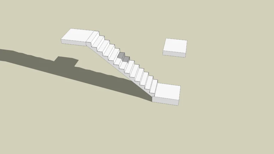 escalier droit