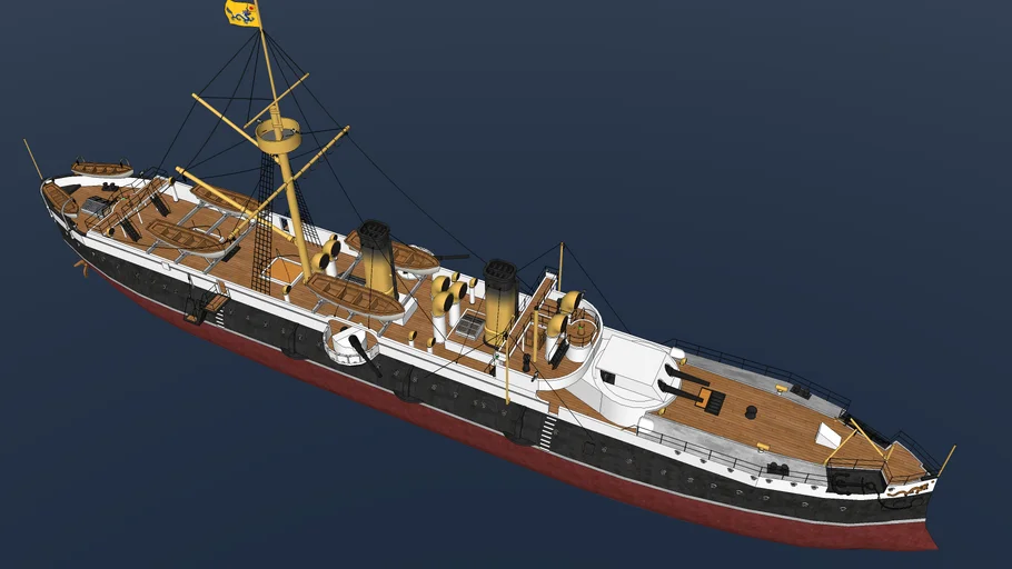 大清帝国水师 经远号 Qing imperial navy  jingyuan