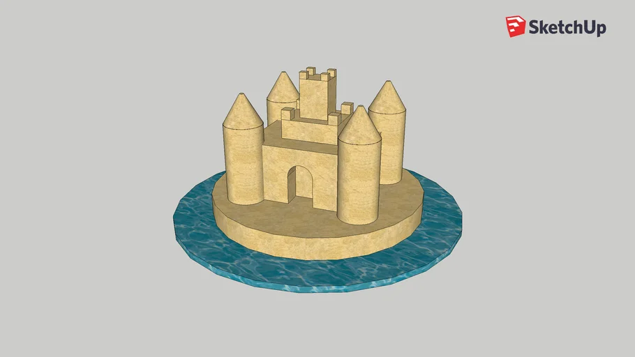 PCD 3D Digital Ben Glaser Sandcastle