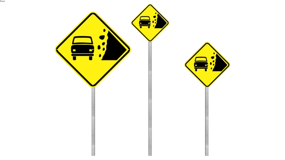 Placa A-27 / Placa de Trânsito / Sinalização / Advertência
