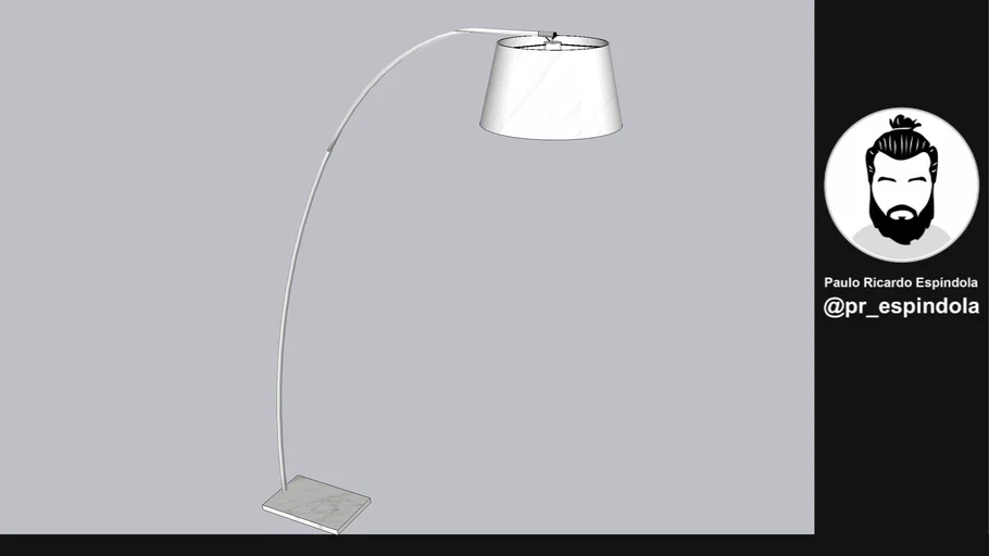 Luminária de piso Juhe