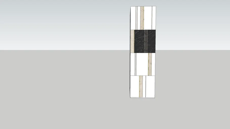 Wall panel with strip light