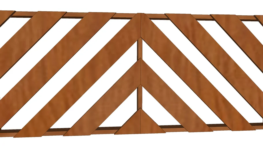 Grade Fachada em Madeira Pequena