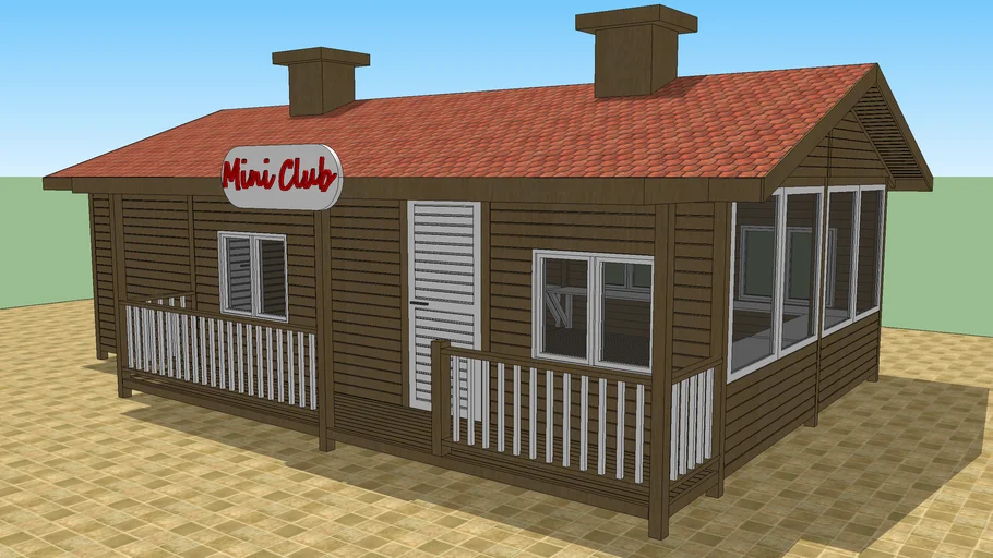wooden house