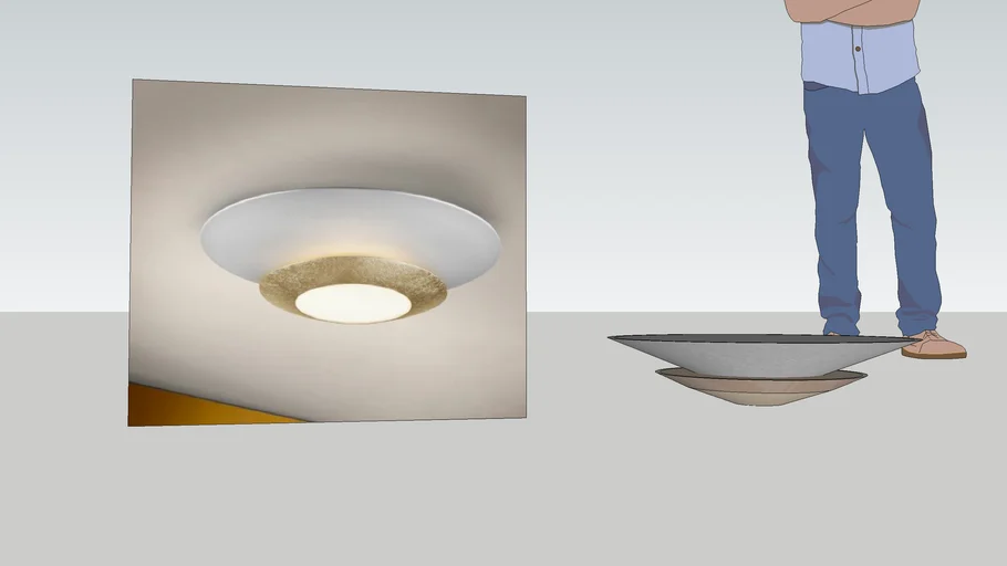 Plafón de techo Hole LED 22w Schuller