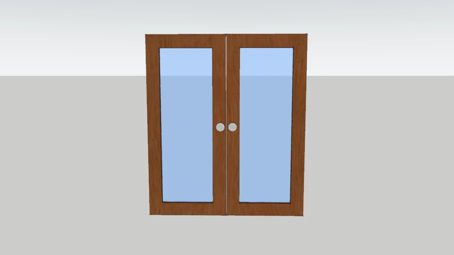 Glass Double Doors