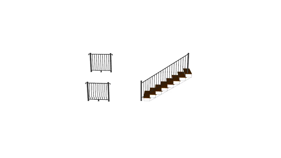 Iron Railing Dynamic Components