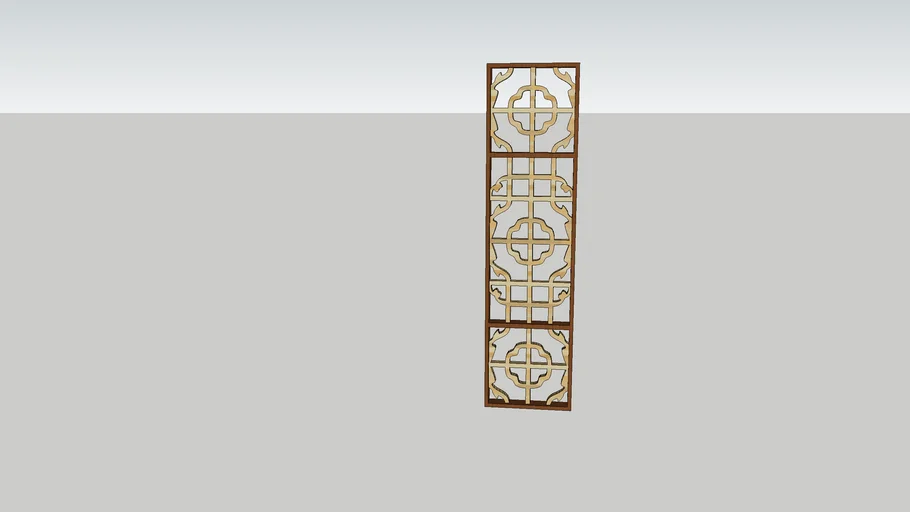 China style Wall wood frame