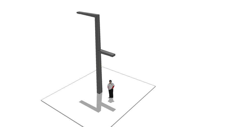Poste de Iluminação para Vias e Passeos