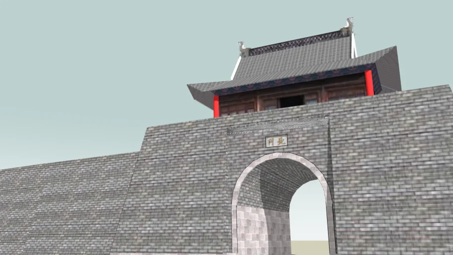 赣州宋代城墙北门—The North Gate of City Ganzhou
